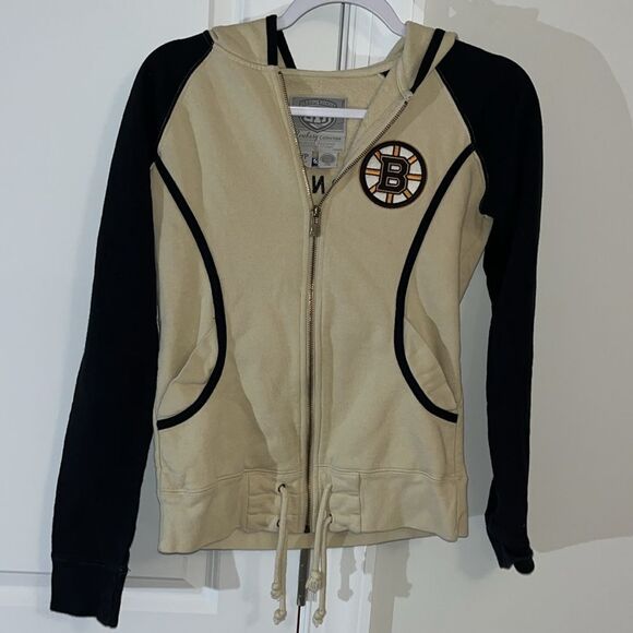 Woman’s Boston Bruins NHL Sewn Zipper hoodie hooded sweatshirt jacket S OTH wow! - Picture 1 of 4